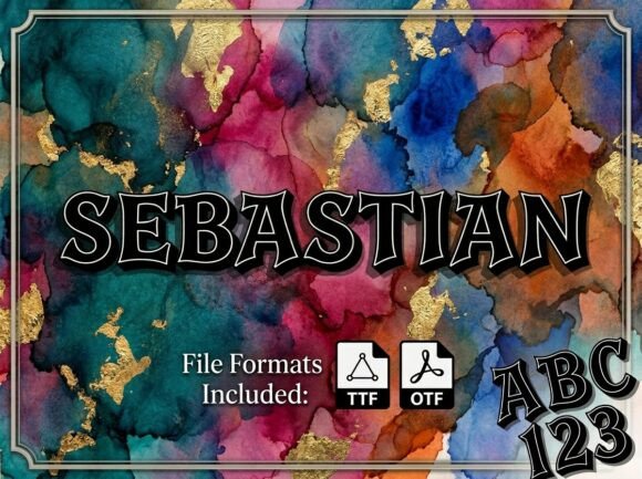 Sebastian Font: A Bold Decorative Typeface for Impactful Design