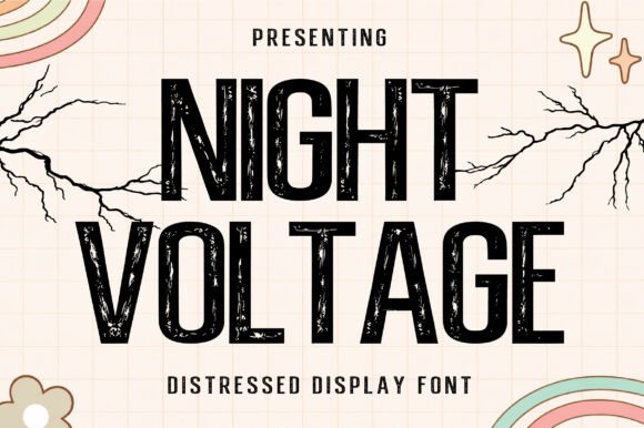Unleash Creative Energy with the Night Voltage Font